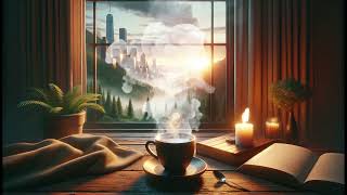 Soft Christmas Jazz with Warm Fireplace Sounds for Cozy Coffee Shop Ambience and Relaxation [upl. by Attelra]