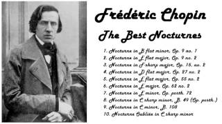 Frédéric Chopin  The Best Nocturnes in 432 Hz tuning great for reading or studying [upl. by Arral]