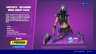 Fortnite  NEW WITCHING WING QUEST PACK IS HERE [upl. by Krein]