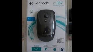 Logitech M557 Bluetooth Mouse Review [upl. by Laspisa]