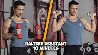 20 MEILLEURS EXERCICES HALTÈRES DÉBUTANT [upl. by Arakaj]