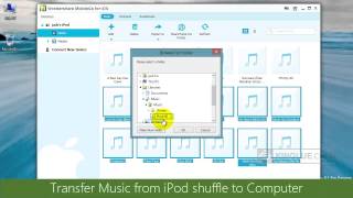 How to Transfer Music from iPod shuffle to Computer and Computer to iPod shuffle Windows 81 [upl. by Kred]