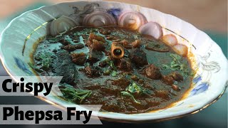 Phepsa masala curry  Goat lungs and throat curry  Fefsa and Nardla curry  Jhatpat khana [upl. by Hepza]