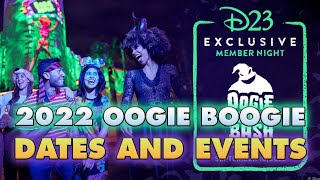 2022 Oogie Boogie Bash ticket sales dates and events confirmed [upl. by Ahsropal817]