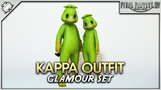 FFXIV  Kappa Imp Outfit Glamour Set [upl. by Ailecara]