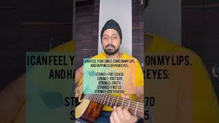 Kiss Me  Dairy Milk song  Lead guitar tutorial by Sanmeet Bagga [upl. by Laemaj]