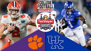 Gator Bowl 2023 Simulation  Clemson vs Kentucky [upl. by Notelrac]