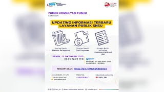 Updating Informasi Terbaru Layanan Publik SNSU BSN [upl. by Terencio]