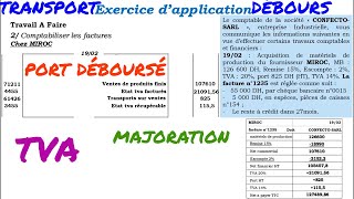 exercice dapplication 4 la facturation Transport déboursé [upl. by Crifasi165]