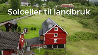 Solceller til landbruk V01 169 [upl. by Werdma]