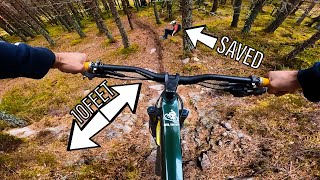 10 FOOT DROP’S and SCOTTISH LOCAL’S  High Burnside MTB Trails  Aviemore MTB [upl. by Irami681]