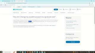 How to Change From Student Account on Barclays [upl. by Auqenahs]