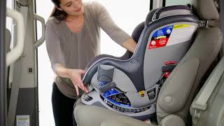 Chicco NextFit  Installing with Seat Belt Forwardfacing [upl. by Eintrok]