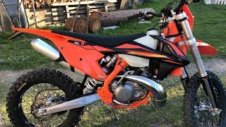 KTM EXC 250 TPI 2019 Walkaround amp cold start [upl. by Assillem]