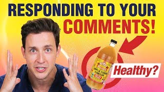 Apple Cider Vinegar Benefits  Responding to Your Comments  Doctor Mike [upl. by Annahc470]