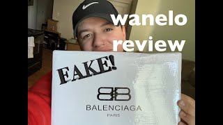 FAKE BALENCIAGA SPEED TRAINER  WANELO REVIEW [upl. by Odnuges306]