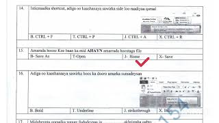 Imtixaanka Dowlada 2023 maadada technology fasalka 8aad part 1 [upl. by Anua]