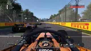 F1 2018 11ª TEMPORADA Stoffel Vandoorne  Austrália [upl. by Adina60]