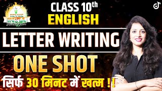 Learn Letter Writing in 20 Mins  Class 10th English Grammar  Writing in One Shot  🟠REVISE⚪INDIA🟢 [upl. by Mingche502]