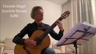 Scarlatti Guitar Sonata K380 with Free PDF [upl. by Amehsyt]