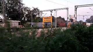 Bikaner Kolkata Pratap Express arriving Achhnera Junction [upl. by Gideon]