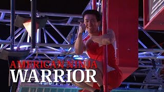 Yusuke Morimoto at Stage 3 of American Ninja Warrior USA vs The World 2014  American Ninja Warrior [upl. by Lilac]