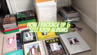 How I Package Up amp Sell Kpop Albums Without Having to go to the Post Office [upl. by Natsuj]