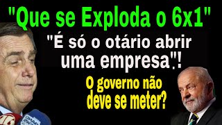 PORRAD BOLSONARO ATACA FIM DA 6X1 SENADOR DA DIREITA DETONA DIREITA HORA DE LULA ABRAÇAR A PAUTA [upl. by Oidacra971]