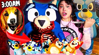 😱ABRIMOS PELUCHE SECRETO y MISTERIOSO de BLUEYEXE🔪🧠encuentro algo MALDITO ensu INTERIOR elmo nahual [upl. by Oeram]