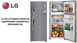 LG 260 LTR Refrigerator  Smart Inverter Compressor Double Door Refrigerator  Convertible Fridge [upl. by Scotty]