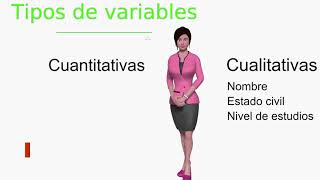 Tipos de variables cuantitativas y cualitativas [upl. by Nwahsed]