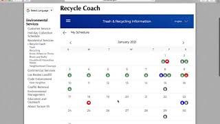 Get your TrashRecycling Schedule [upl. by Bandeen]