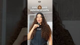 Como cortar el cabello rizado en casa de forma correcta rizos rizadas cabello curly curlyhair [upl. by Imyaj778]