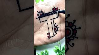 How to draw T letter for beginners ✍️ drawing art shorts [upl. by Enineg]