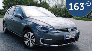 2019 VW eGolf im Test  Mehr Leistung mehr Reichweite mehr Fahrspaß  163 grad testet den egolf [upl. by Karna]