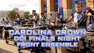 2024 Carolina Crown Front Ensemble DCI Finals Night [upl. by Yennep]