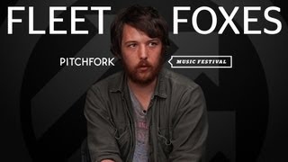 Fleet Foxes  Interview  Pitchfork Music Festival 2011 [upl. by Mozelle591]