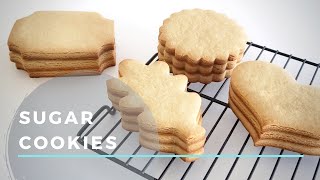 The Best Sugar Cookies to Decorate with Royal Icing No Spread [upl. by Titos137]