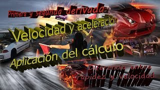 Aplicación de la derivada Velocidad rapidez y aceleración [upl. by Suzie]