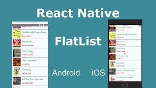 React Native FlatList Example  Fetching Data from Server [upl. by Leerzej]