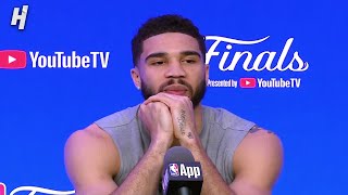 Jayson Tatum previews Game 1 FULL Interview  2024 NBA Finals Media Day [upl. by Armil]