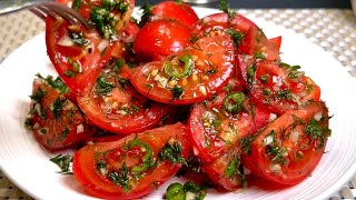 Das einfachste Rezept für die leckersten Tomaten 🍅 Eine tolle Vorspeise für jeden Tisch [upl. by Mulry]