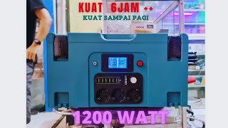 DIY POWERSTATION 1000WATT dari battery bekas  BOX makita JOSSS [upl. by Franzen820]