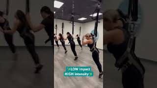 Sling Bungee Fitness keeps it LOW and HIGH bungeefitness lowimpactworkouts fun addicting [upl. by Henrik]