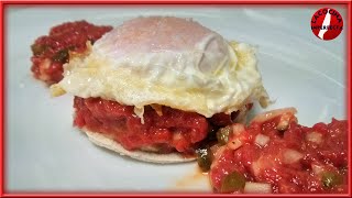 Pintxo de Steak Tartar de Carne con Huevo [upl. by Nanine457]