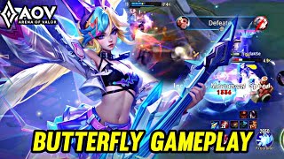 AOV  BUTTERFLY GAMEPLAY  IN JUNGLE  ARENA OF VALOR LIÊNQUÂNMOBILE ROV [upl. by Iney]