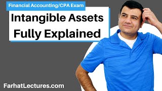 Intangible Assets  Amortization Expense  Asset Turnover  Financial Accounting  CPA Exam ch8 7 [upl. by Nwonknu692]