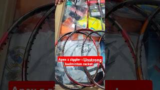 Apcse z ziggler and unstrung badminton racket badminton racket apcse zziggler [upl. by Eudocia743]