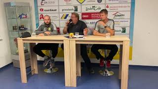 Pressekonferenz in Luckenwalde nach dem RegionalligaSpiel gegen Meuselwitz  31 [upl. by Adaynek533]