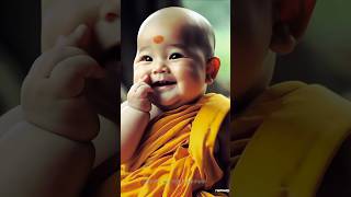 Cutelittlemonk status baby cute kids kidssong rhymes cartoon ytshorts shorts monk [upl. by Chadbourne]